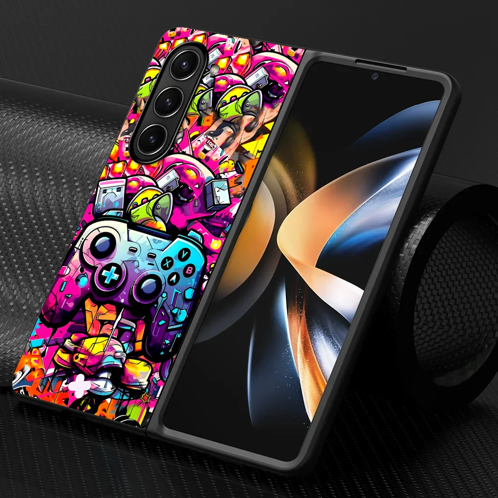 Case for Samsung Galaxy Z Fold 8 Ultra ZFold4 Z Fold8Ultra ZFold5 ZFold7 ZFold6 Z Fold 7 6 3 Phone Cover Street Graffiti Art