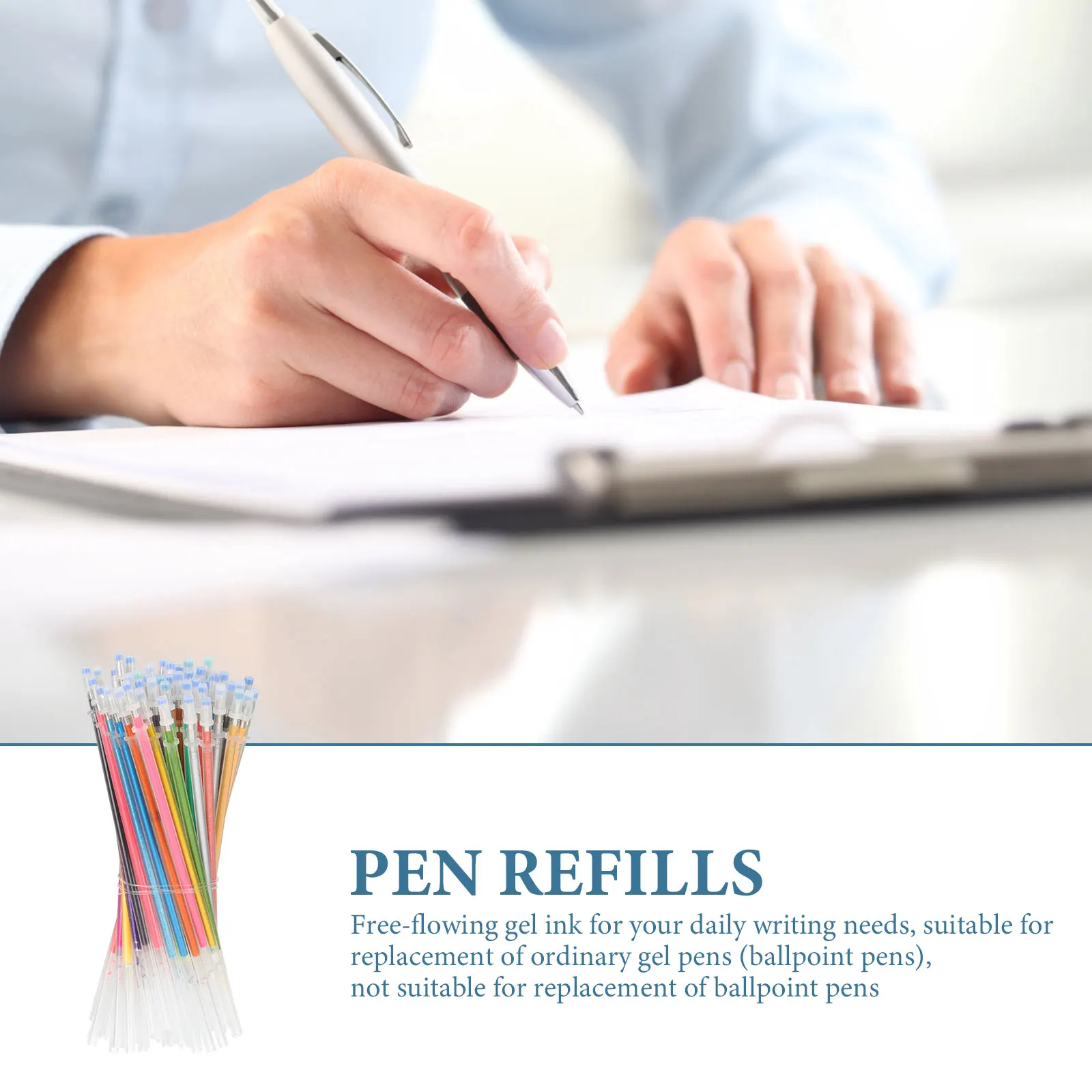 

84pcs Multi-Color Pen Refills Set Colored Gel Ink Refills For Drawing Doodling Writing School Office Stationery Supplies