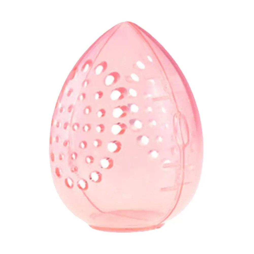 Makeup Sponge Organizer Box Empty Egg Shape Plastic Storage Cosmetic Box Sponge Travel Portable Breathable Box Y1R7