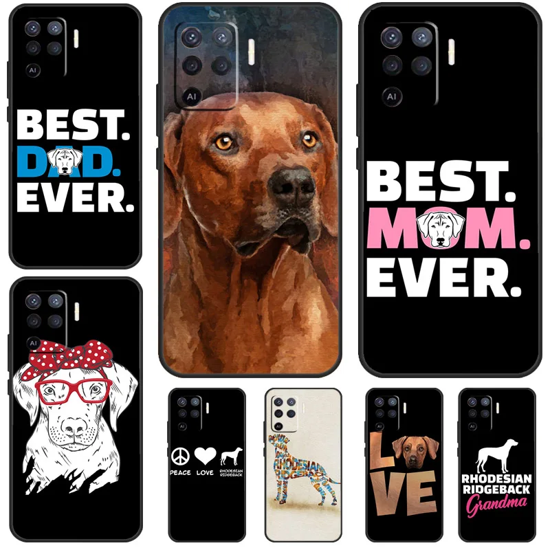 Rhodesian Ridgeback Dog For OPPO A58 A78 A98 A17 A57 A77 A16 A76 A96 A74 A94 A5 A9 A15 A52 A72 A93 A53 A54S Case