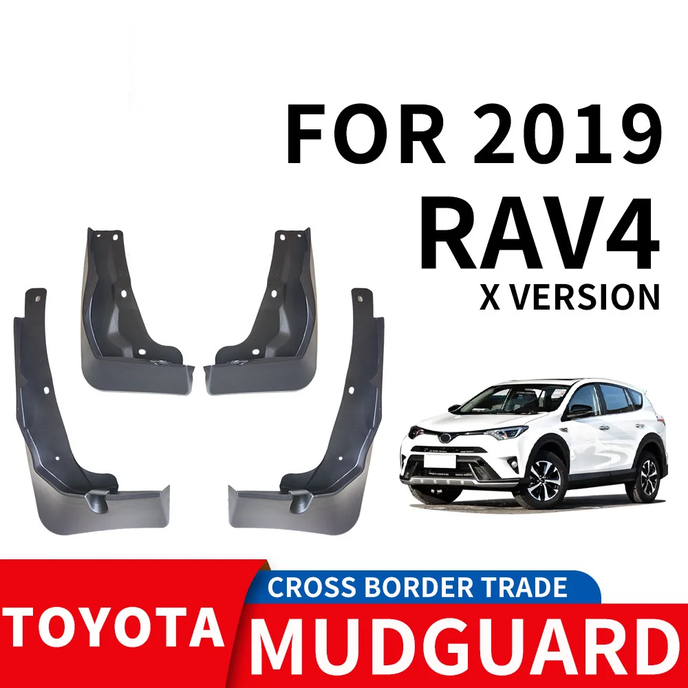 

For 2019 TOYOTA RAV4 X Version Car tire mudguard,Mudflaps Front Rear Flares Splash Guards Cover Car Accessoie