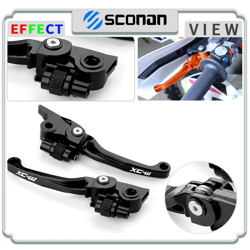 

For KTM XC XC-W 125XC-W 150 250XC-W/TPI 300XC-W/TPI 450XC-W 500XC-W Motorcycle CNC Aluminum Brake And Clutch Levers Accessories