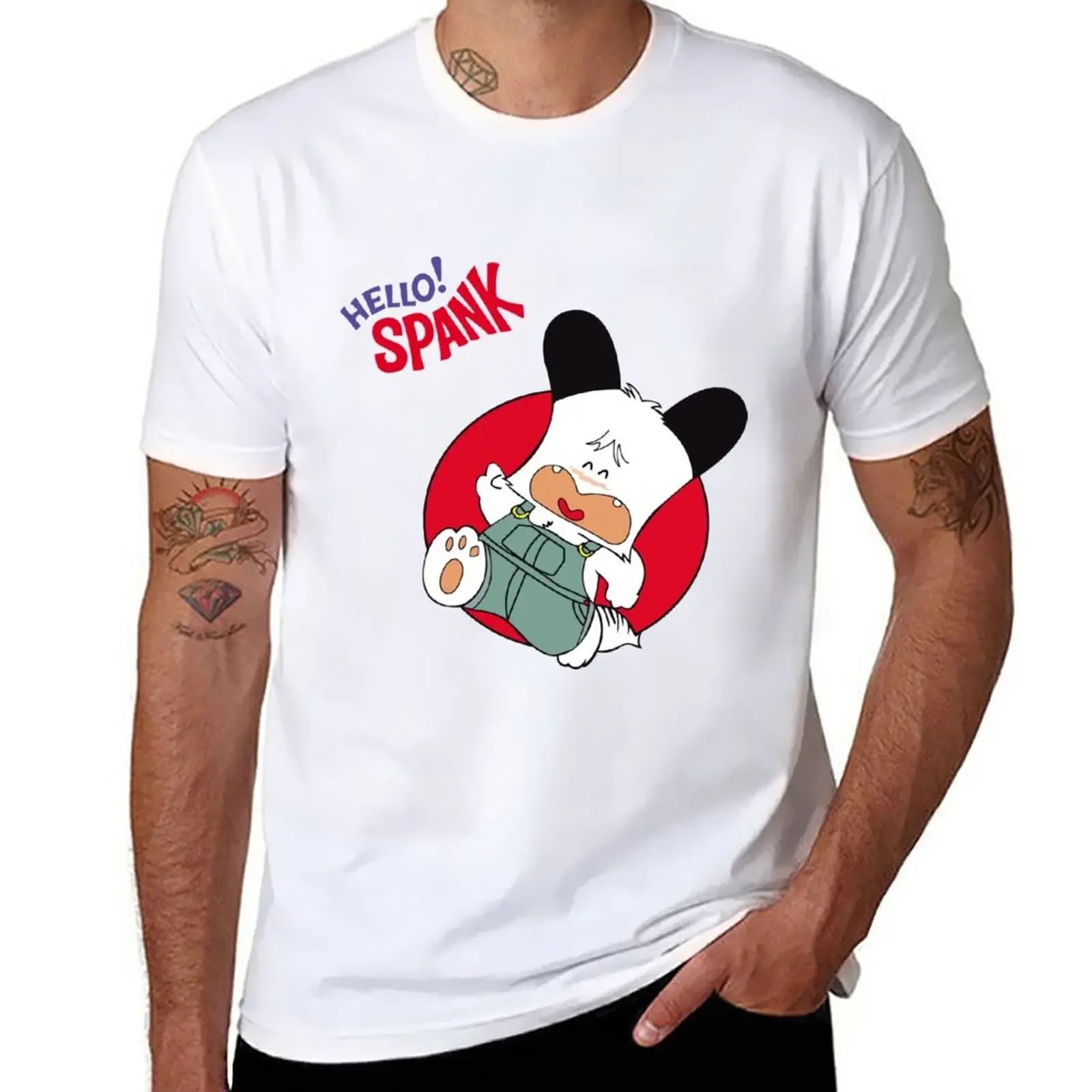 Hello Spank! T-Shirt plus size tops quick drying t shirt men