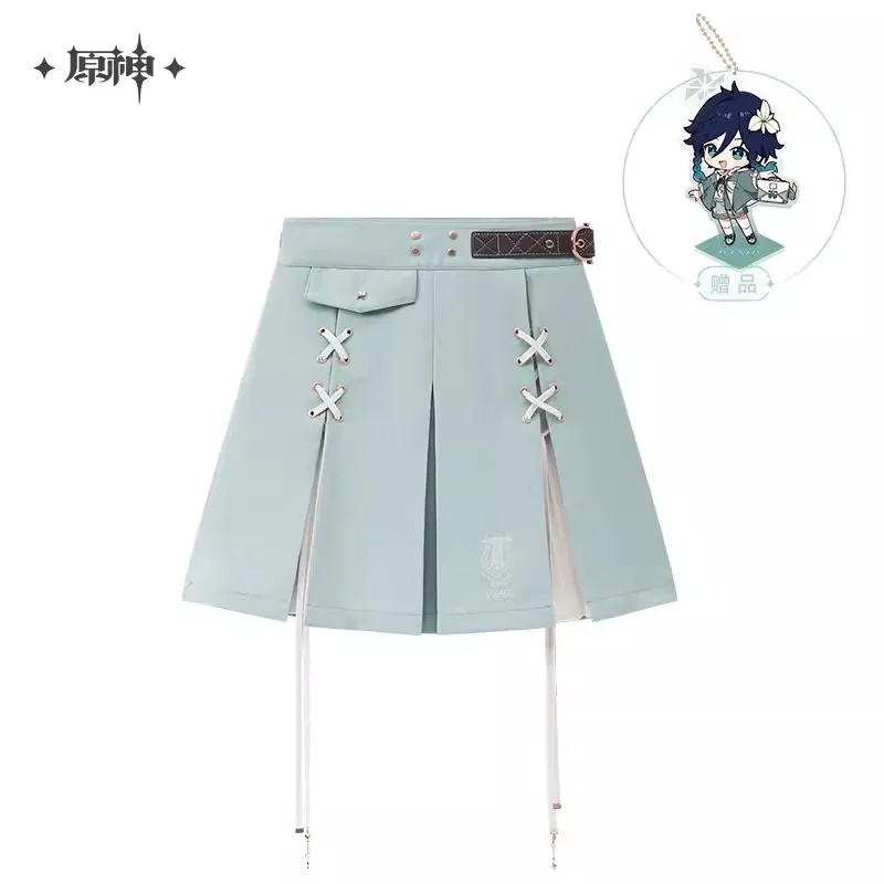 Anime Game Genshin Impact Official Venti Cosplay Costumes Original Theme Series Venti Shorts short skirts  Alex dresses in stock