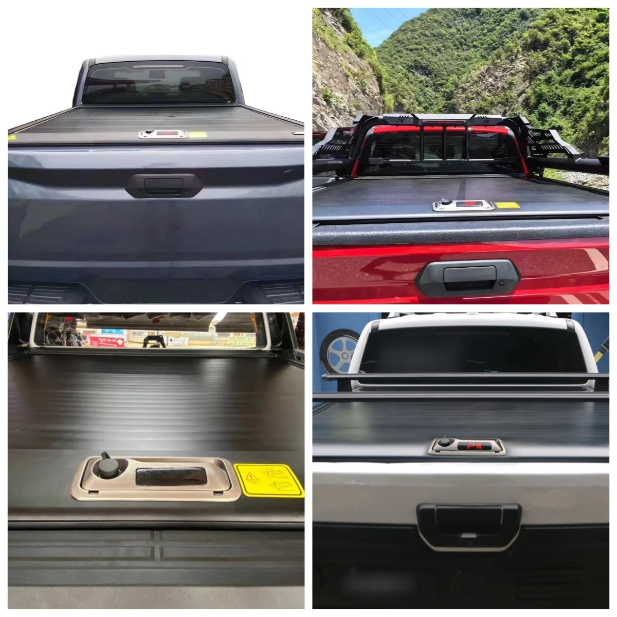 Factory Pickup Fullbox Heavy-duty Pickup Truck Load Bed Tonneau Cover Retractable Roll Shutter Cover for JMC GRAND AVENUE 2023+