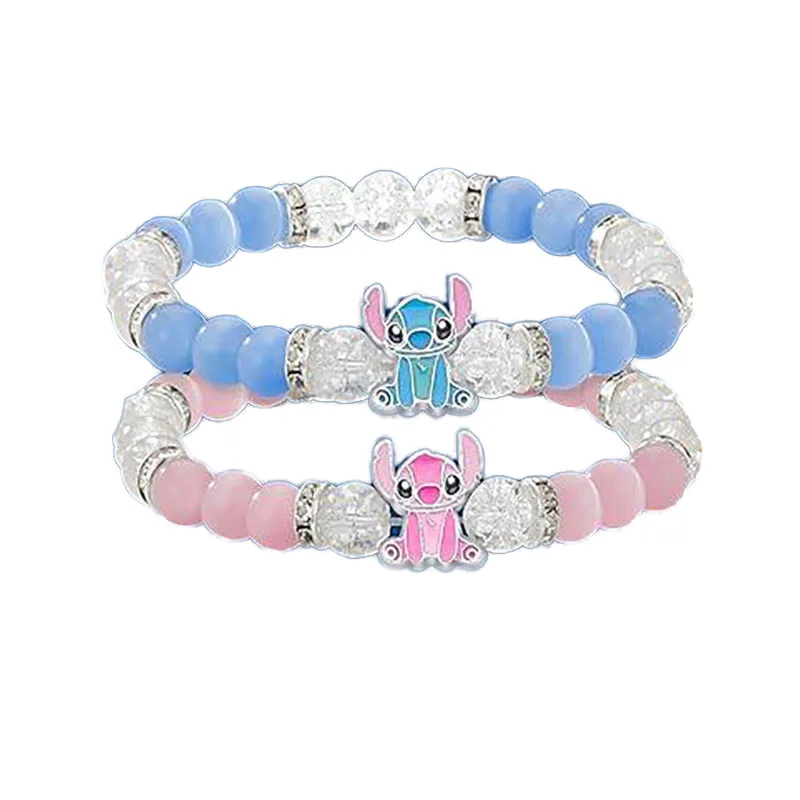 Disney New 1pc Disney Stitch Key Ring, Key Chain, Valentine's Day Gift, All-Season Daily Wear Accessory, Key Ring, Key Chain