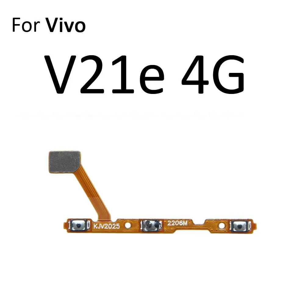 Switch Power ON OFF Button Flex Cable Ribbon For Vivo V23e V23 V21e V21 4G 5G V20 SE Pro Mute Silence Volume Key