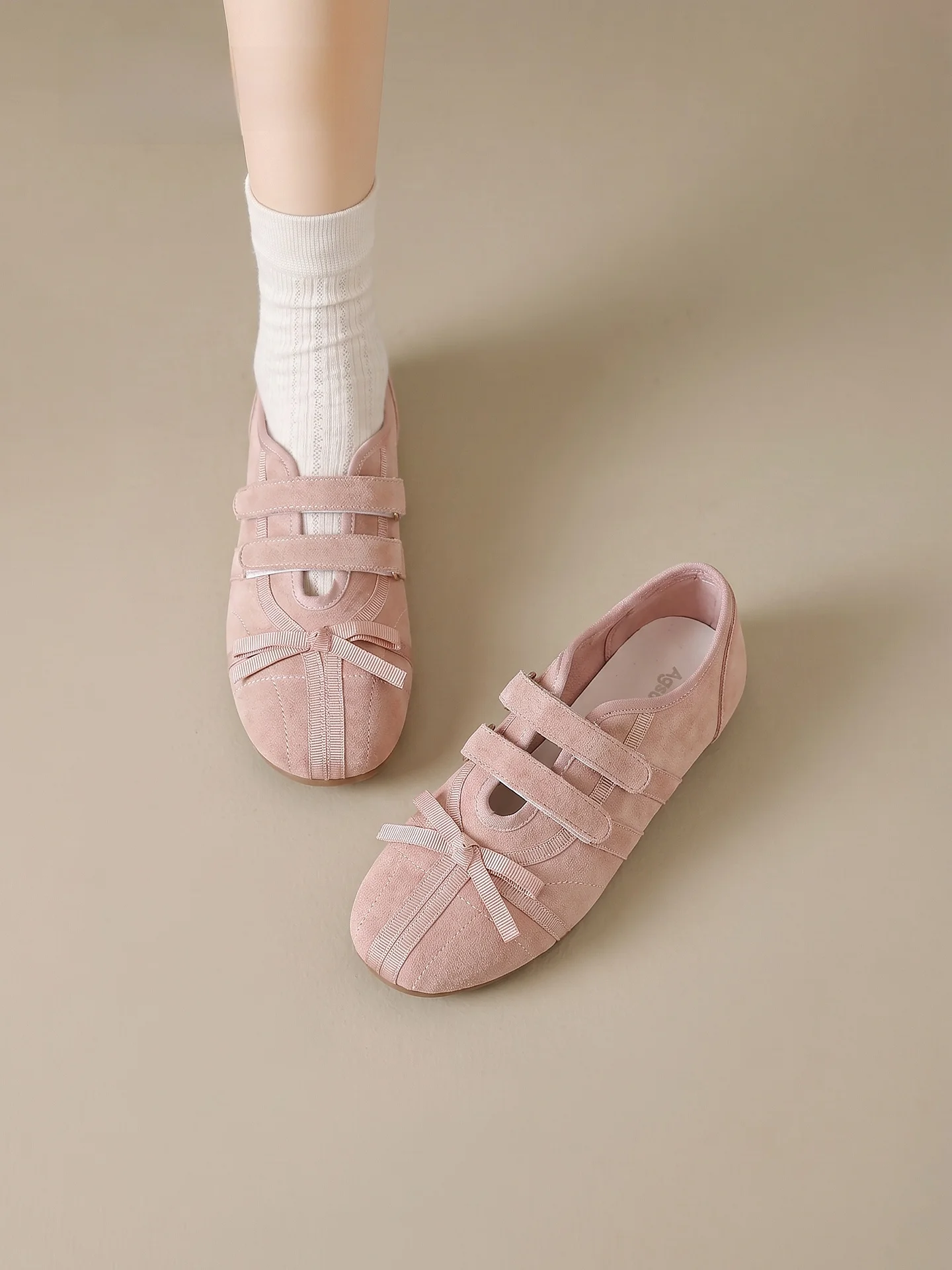 

Agsdon Ballet Mary Jane Shoes Women's Summer New Single Shoes Not Tired Sports Leisure Dequn Shoes Casual Low Heel Flat Bottom