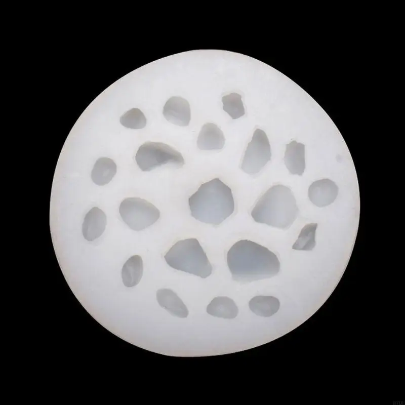 

97QE Jewelry Silicone Mould Irregular Stone Shapes for Crafting Resin Epoxy Pendant Making Large & Small