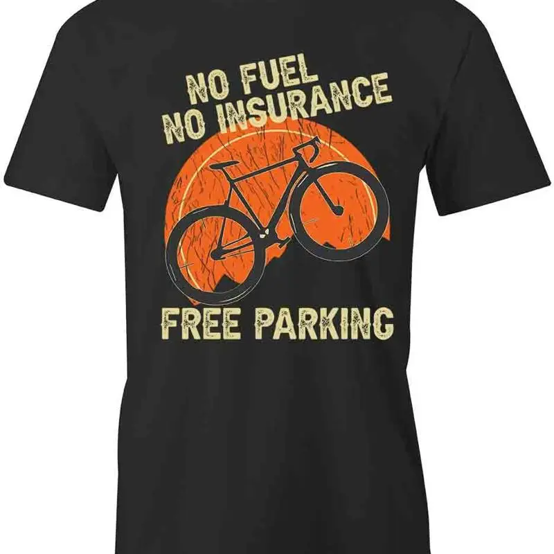 

BICYCLE NO FUEL FREE PARKING T Shirt d Cotton CLOTHING S1BSA57