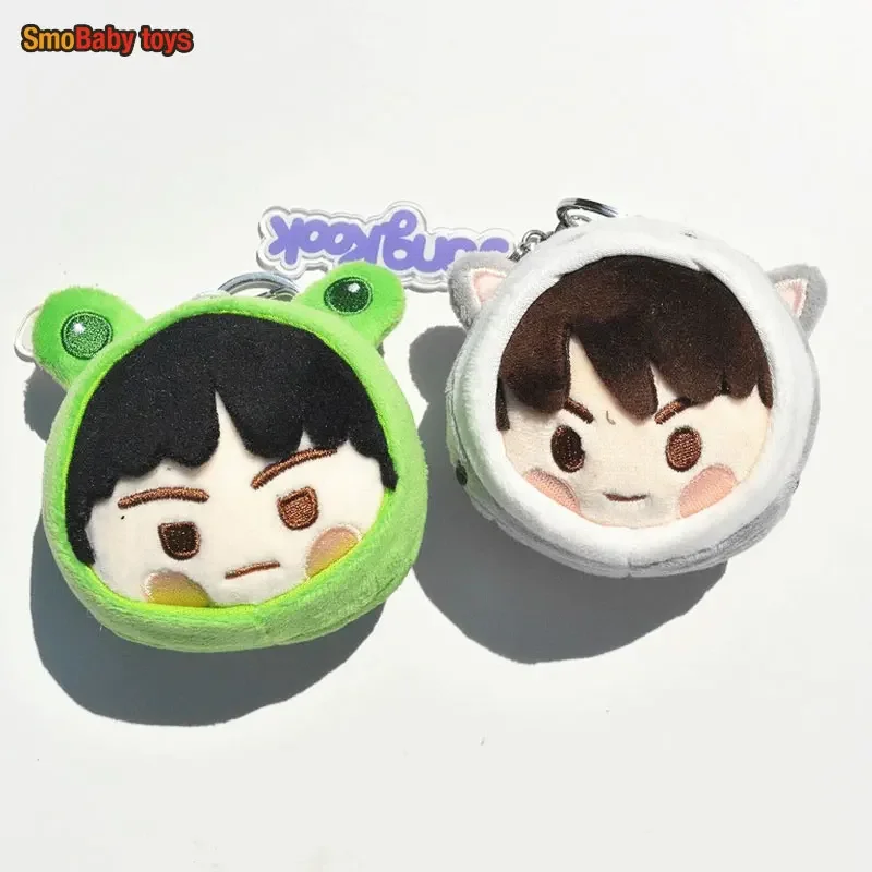 

2025 FESTA Korean Youth League Doll Jungkook, Park Jimin, Kim Taehyung, Kim Namjoon, Min Yoongi Big Head Dumpling Keychain Gift