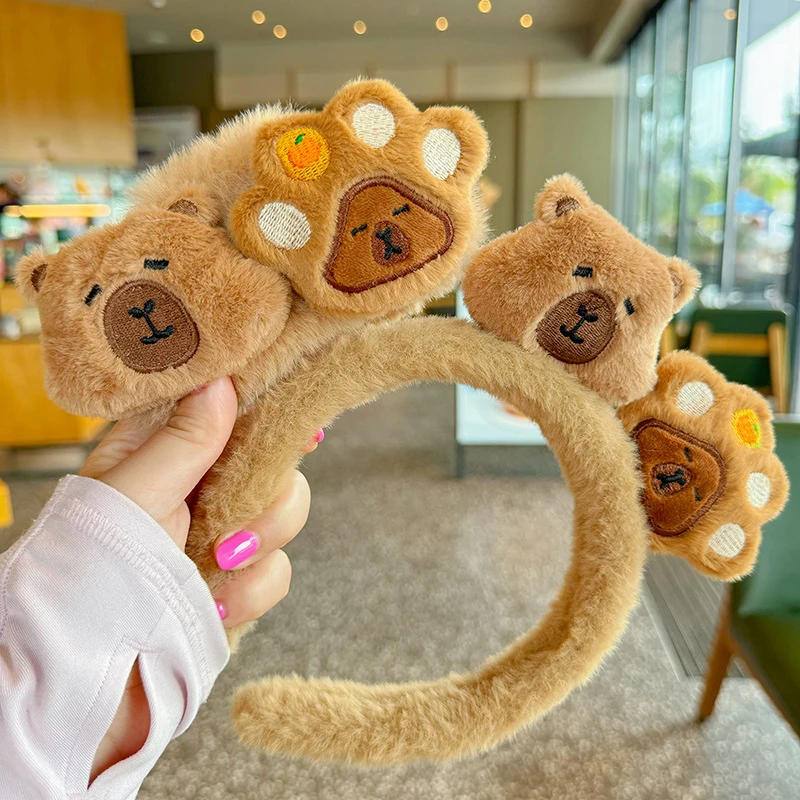 

Cute Cartoon Capybara Headband For Women Girls Sweet Versatile Hairbands Exquisite Funny Hair Accessories Birthday Gifts