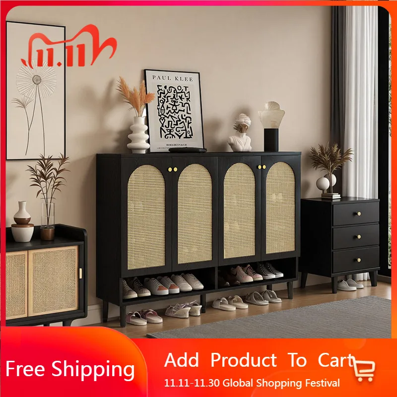 Aksen Lemari Sepatu Nordic Mewah Ruang Tamu Tinggi Desainer Modern Minimalis Rak Sepatu Salon Zapatero Furnitur Hemat Ruang