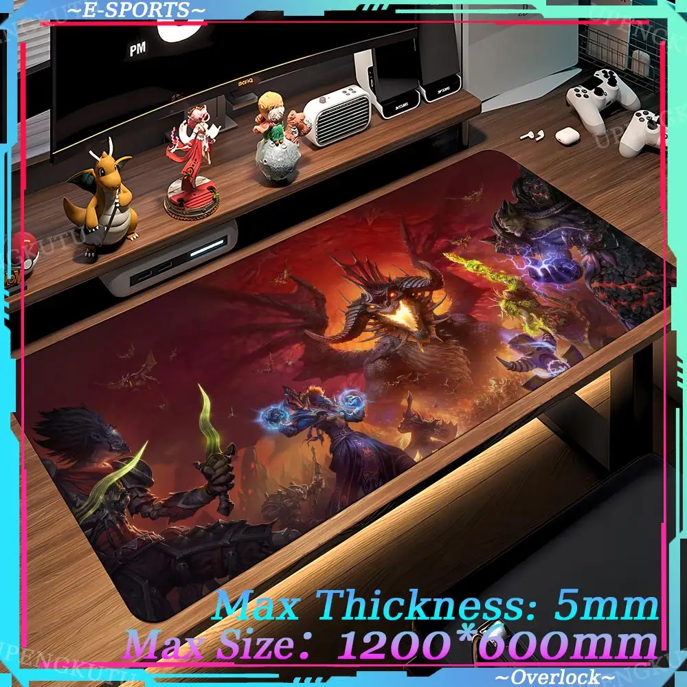 Ergonomic mouse pads Mouse Pad of Desktop accessories Computer gamers Oversized Gaming W_warcraft_World