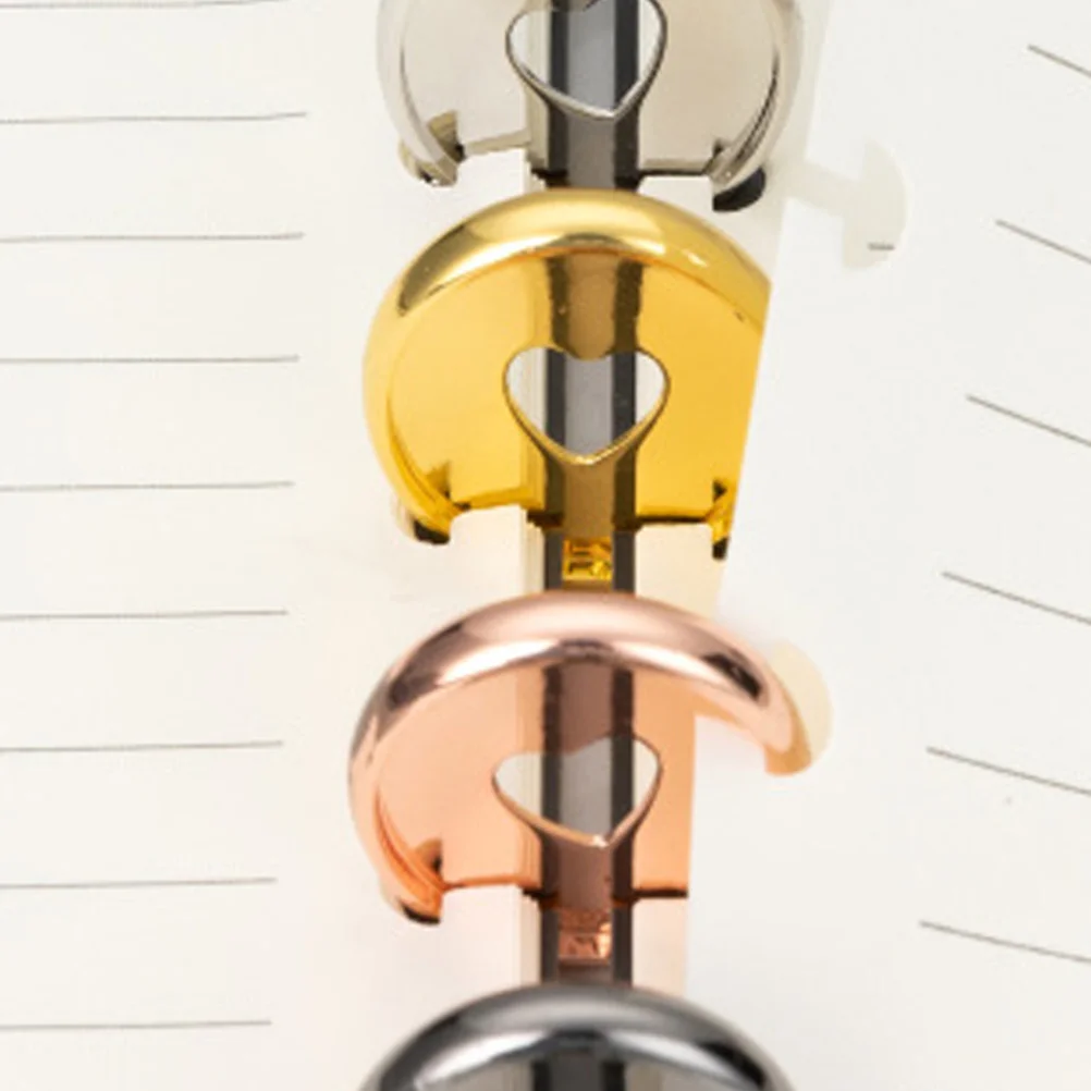 20pcs Binder For Loose-Leaf Notebook Album Refillable Discbound System Heavy Duty Binding Discs Planner Supplies Notebooks Discs