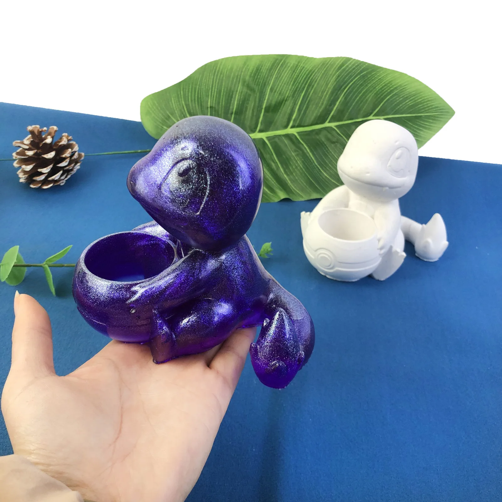 Hotot Rabbit Jack Turtle Vase Silicone Mold for Handmade Desktop Decoration Gypsum Flowerpot Pen Case Silicone Mould Handicrafts