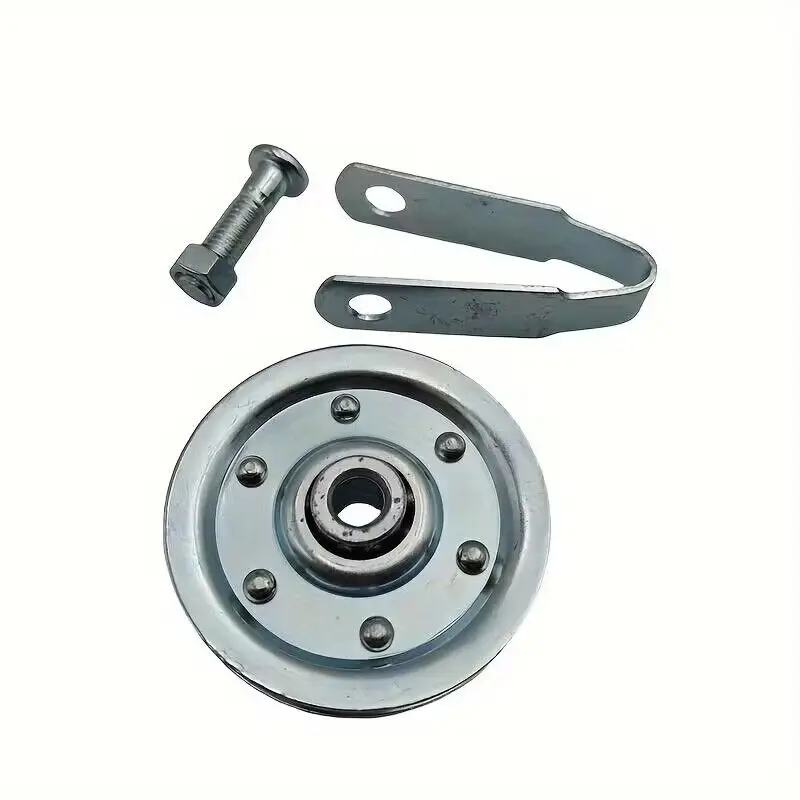 3\'\' Garage door pulley Heavy Duty Garage Door Pulley with U bracket hex bolt nut 3 INCH Diameter Steel Galvanized pulley