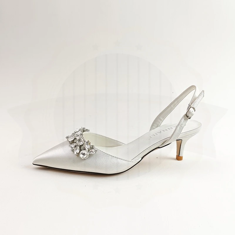 

Elegant Women's Shoes New Exquisite Rhinestone High Heeled Sandals for Woman Luxury Wedding Shoes Designer Shoes Sandalias Mujer
