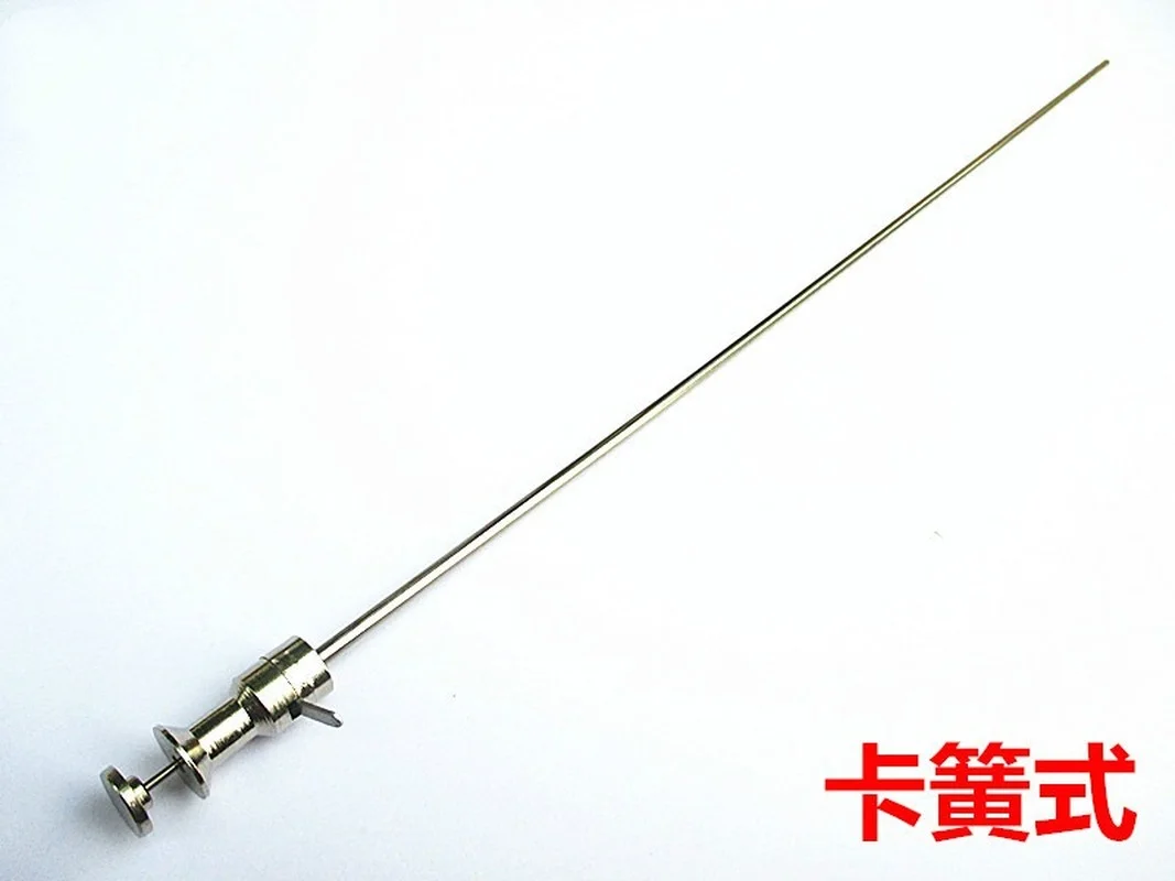 Bovine Insemination Gun Stainless Steel Insemination Gun Insemination Needle Outer Sleeve Pipe and Card Type Spring