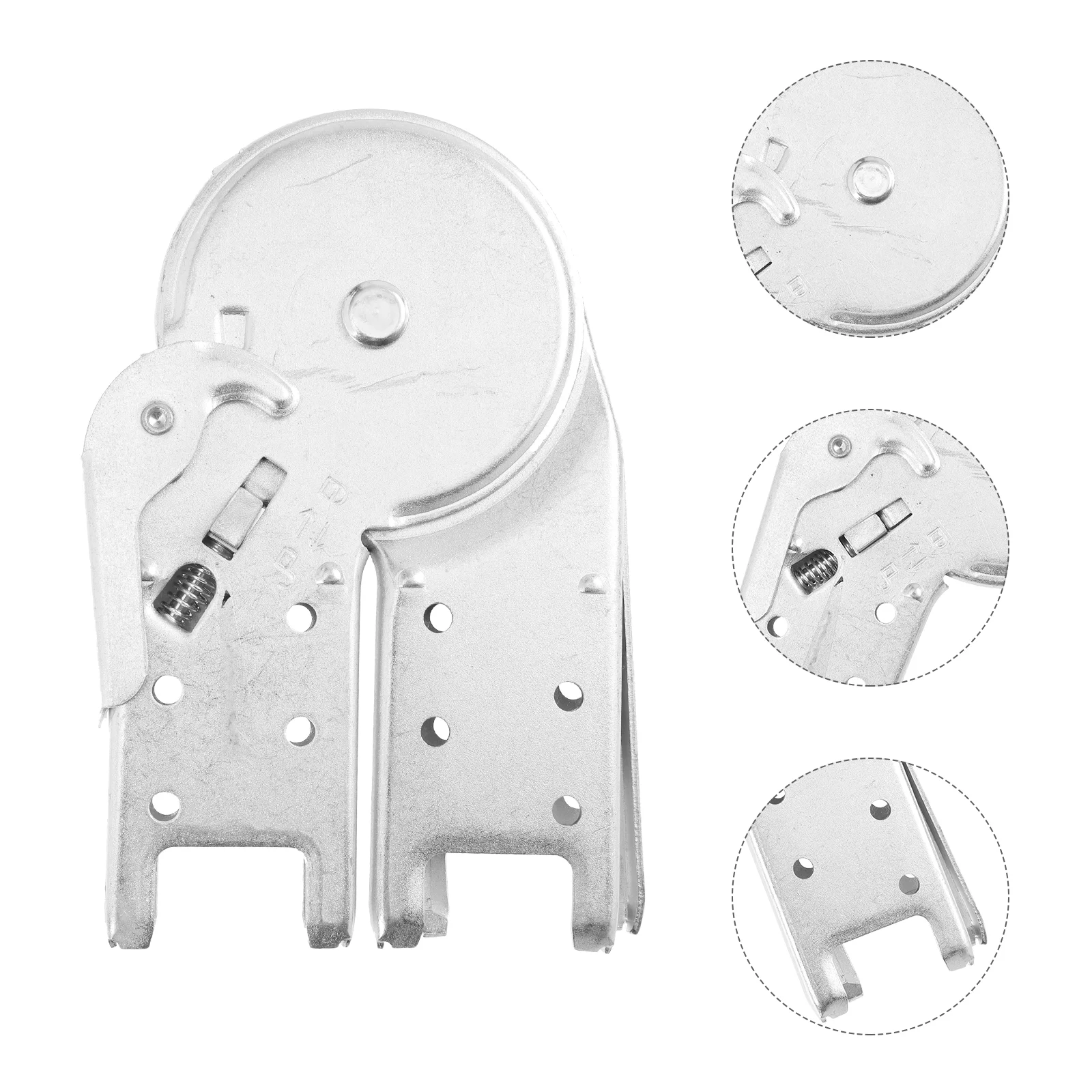 Folding Ladder Hinges Joint Accessories Replacement Silver Aluminum Alloy Bracket