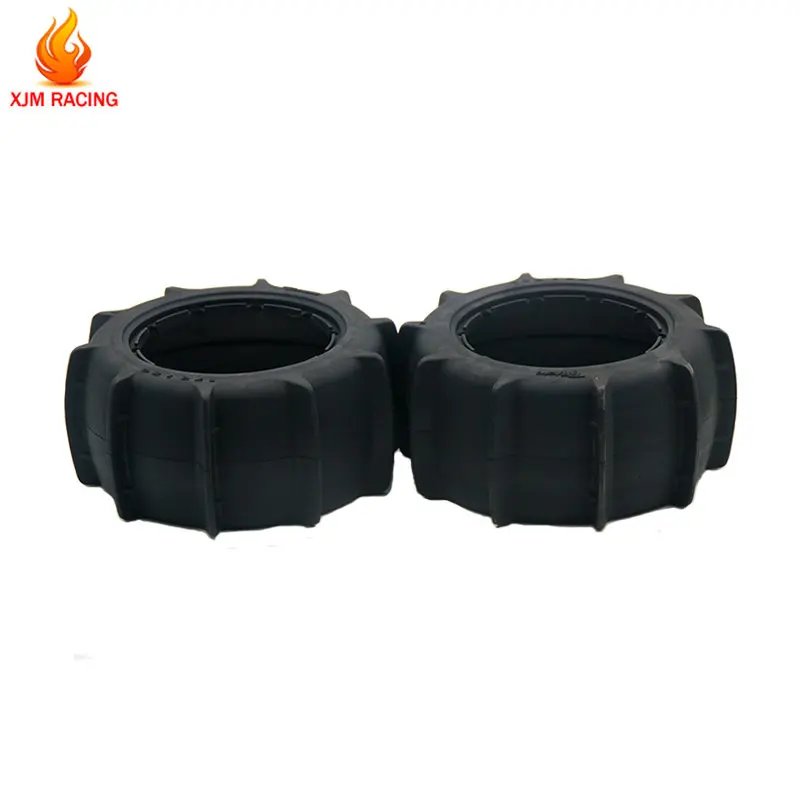 Front OR Rear Sand Tyres Skin Set for 1/5 HPI ROFUN ROVAN KIngmotor Baja 5B SS Rc Car Toys Parts