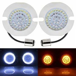 Motorcycle LED Turn Signal Insert Kit 1156&1157 For Harley Electra Glide FLHT Road King