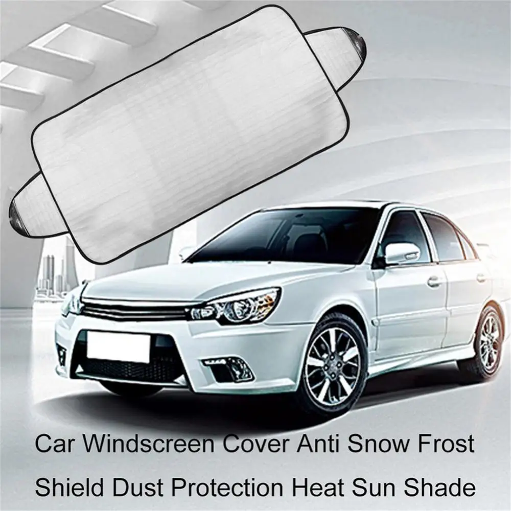 Car Window Sunshades Foldable Car Snow Cover Winter Windshield Sunshade Outdoor Waterproof Anti-UV Protection Auto Accessories