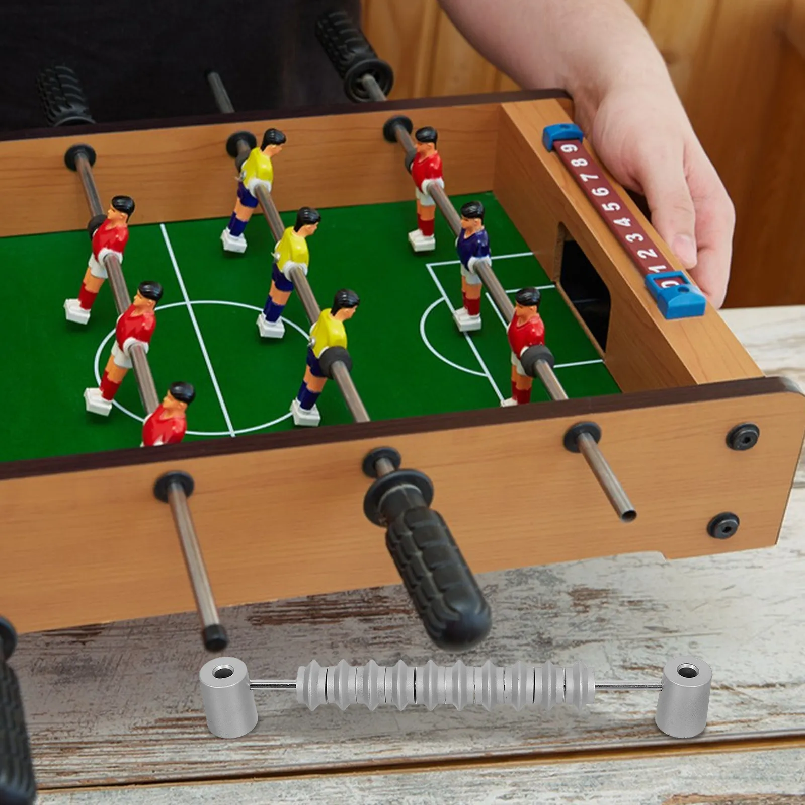 

2Pcs Foosball Table Scorekeepers Plastic Score Counter Bars Easy Installation Table Football Game Scoring Markers Portable