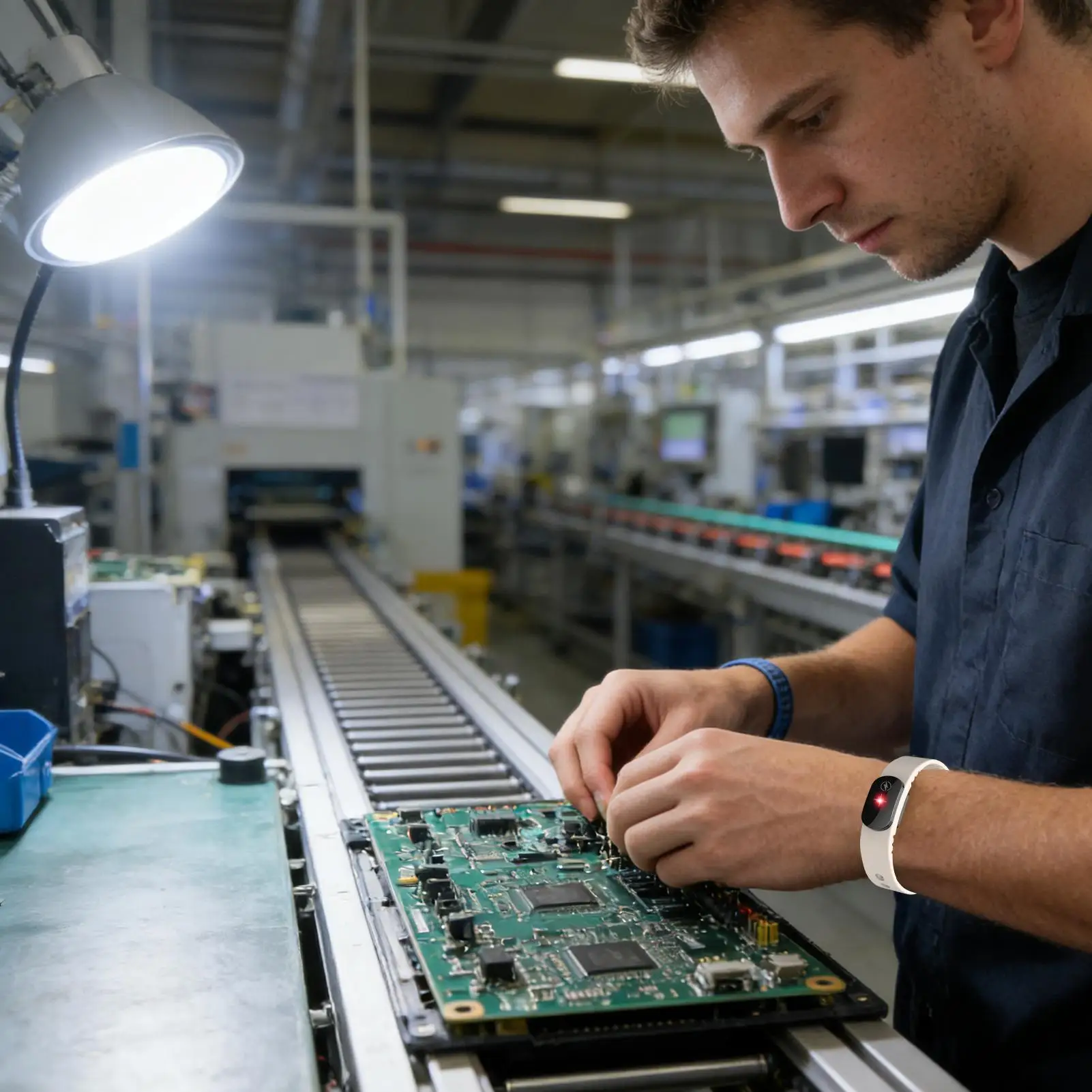 حزام معصم مضاد للكهرباء الساكنة من السيليكون مضاد للكهرباء الساكنة للجنسين، حزام تأريض لإزالة كهرباء الشتاء للنساء البالغات