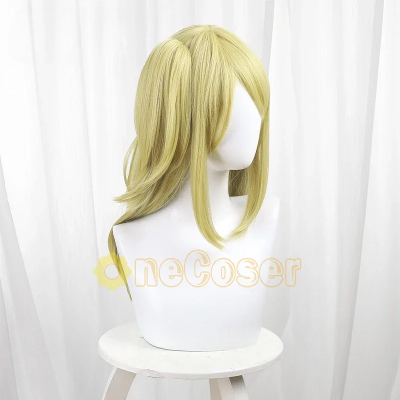 Lucy heartfilia cosplay peruca anime fairy tail guild equipe natsu cabelo loiro hairband fibra resistente ao calor + peruca boné dia das bruxas