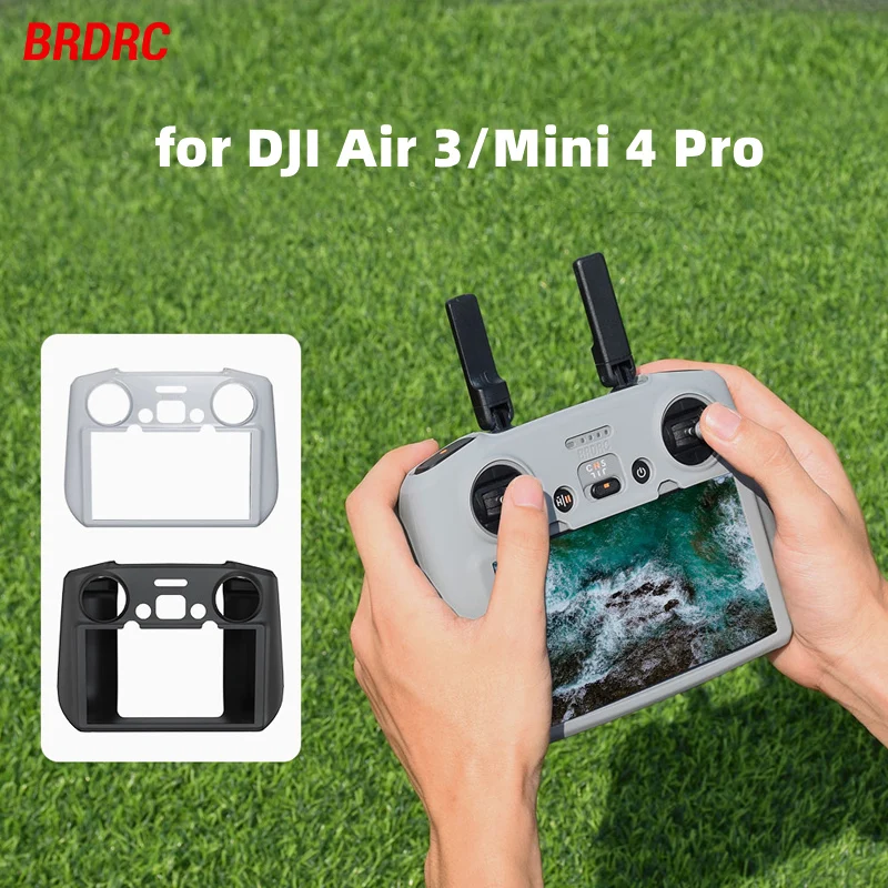 Silicone Cover for DJI Air 3/Mini 4 Pro RC 2 Smart Remote Control Protective Sleeve Dustproof Case Drone Accessories