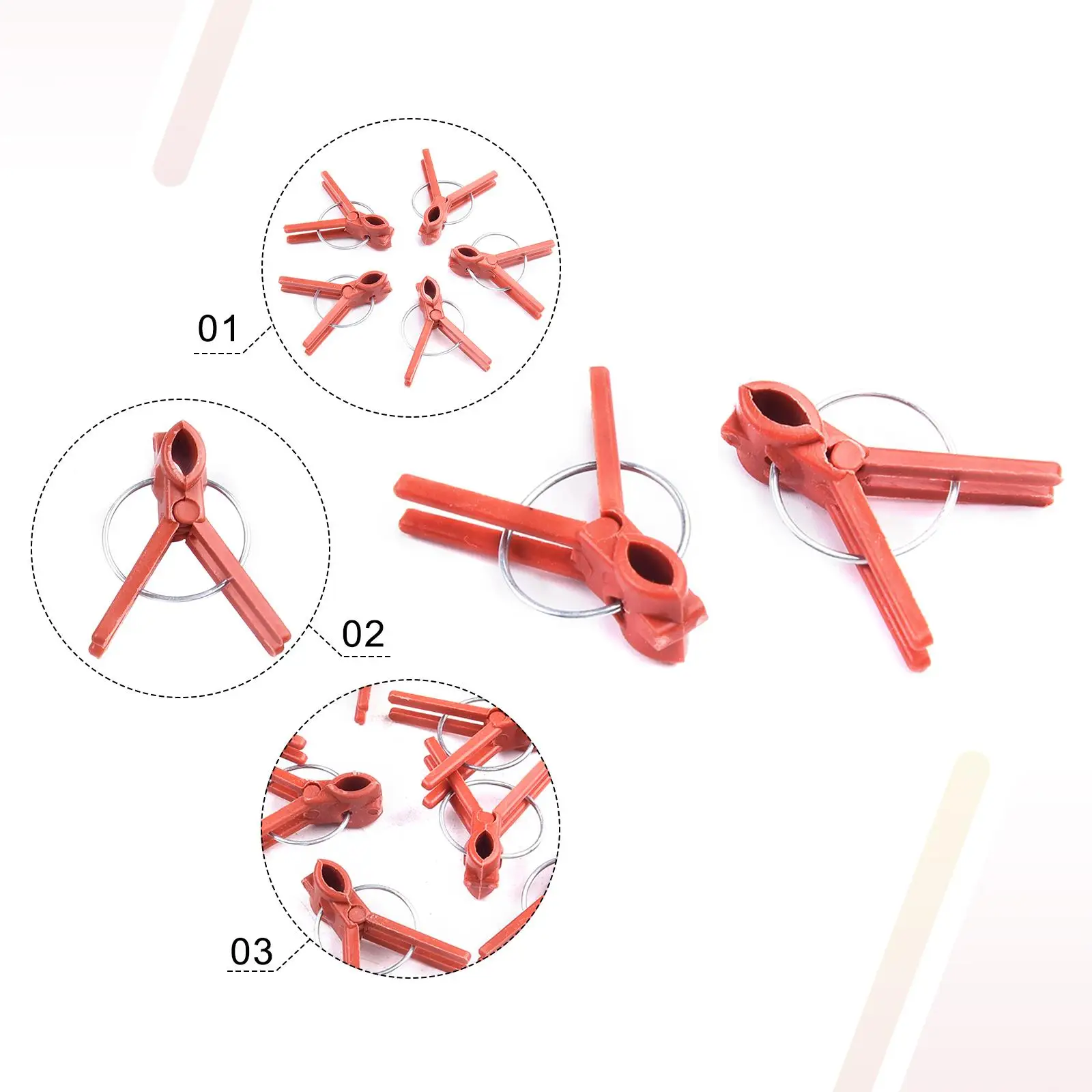 Morsetto per innesto con clip per innesto senza problemi per attrezzi da giardino per appassionati di principianti Connessione stabile Tieni le piante in posizione