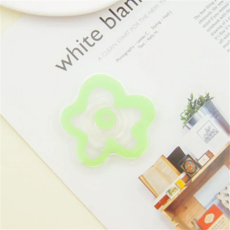 Flower Clear Color Phone Stand Suitable for IPhone Samsung Stand Expansion Stand Finger Stand Accessories Grip