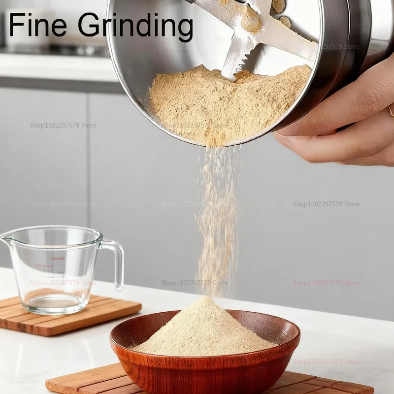 Бытовая мельница для кофейных зерен, ультратонкая дробилка для порошка, многофункциональная универсальная мельница для сухих и влажных специй, орехов и семян, 2025 г.