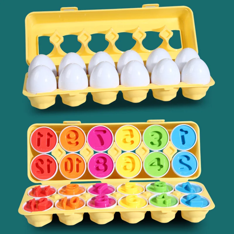 Eieren Schroeven 3D Puzzel Montessori Leren Onderwijs Wiskunde Speelgoed Kinderen Vorm Match Smart Game Voor Kinderen Educatief Paasgeschenken