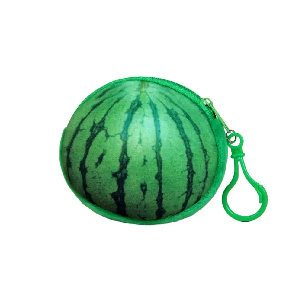 Creative Watermelon Fruit Coin Purse Peach Strawberry Strawberry Card Holder Cartoon Multi-function Wallet Shopping