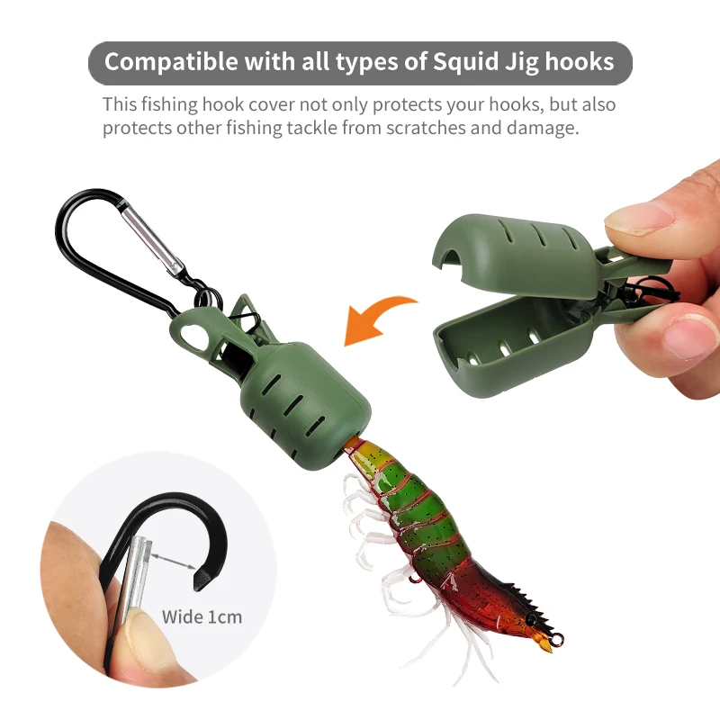 واقي طعم الحبار ، غطاء خطاف الأخطبوط الإلكتروني ، غطاء مظلة إغراء الحبار مع حلقة تسلق ، صيد الأسماك البحري ، 6: