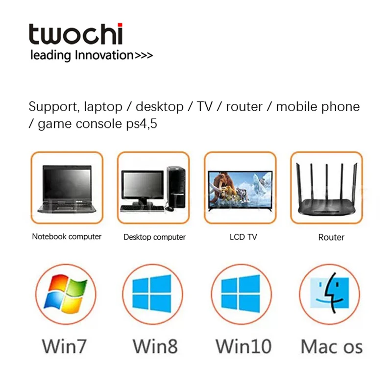 TWOCHI''2TB 1TB Super External Hard Drive Disk USB3.0 HDD Storage For PC, Mac,Tablet, Xbox, PS4,TV :Add Logo For Free Design