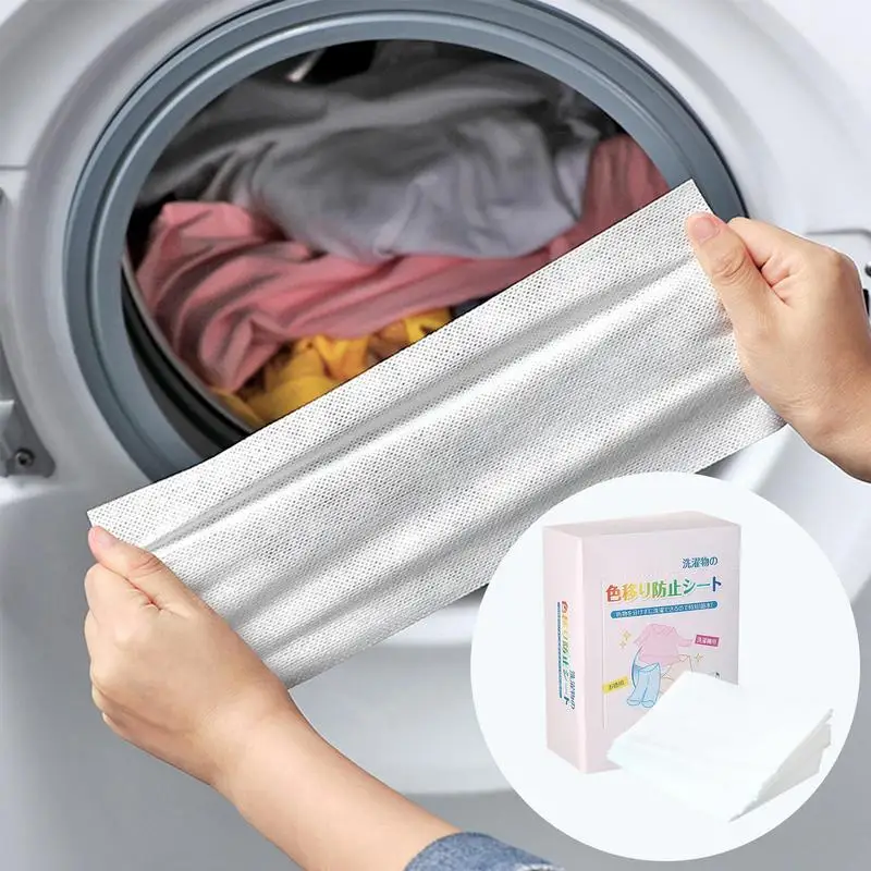 Color Catcher Sheet In Washing Machine Proof Color Absorption Paper Anti Dyed Cloth Laundry Mixed Washing Anti-fading Color