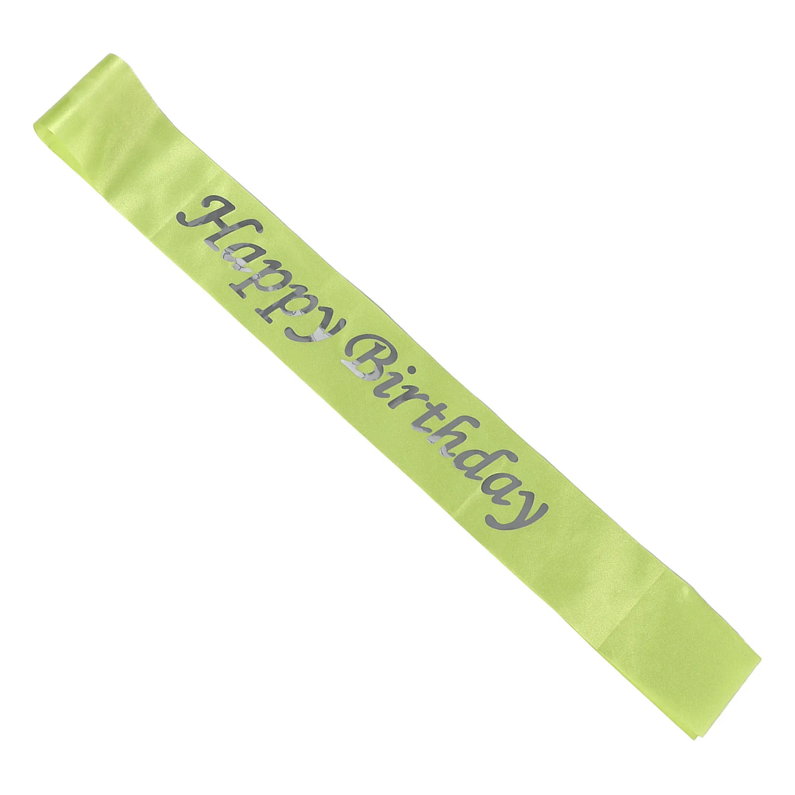 

Happy Birthday Sash for Women Gold Foil Elegant Party Strap Birthday Celebration Accessory Decorations Costume Belt