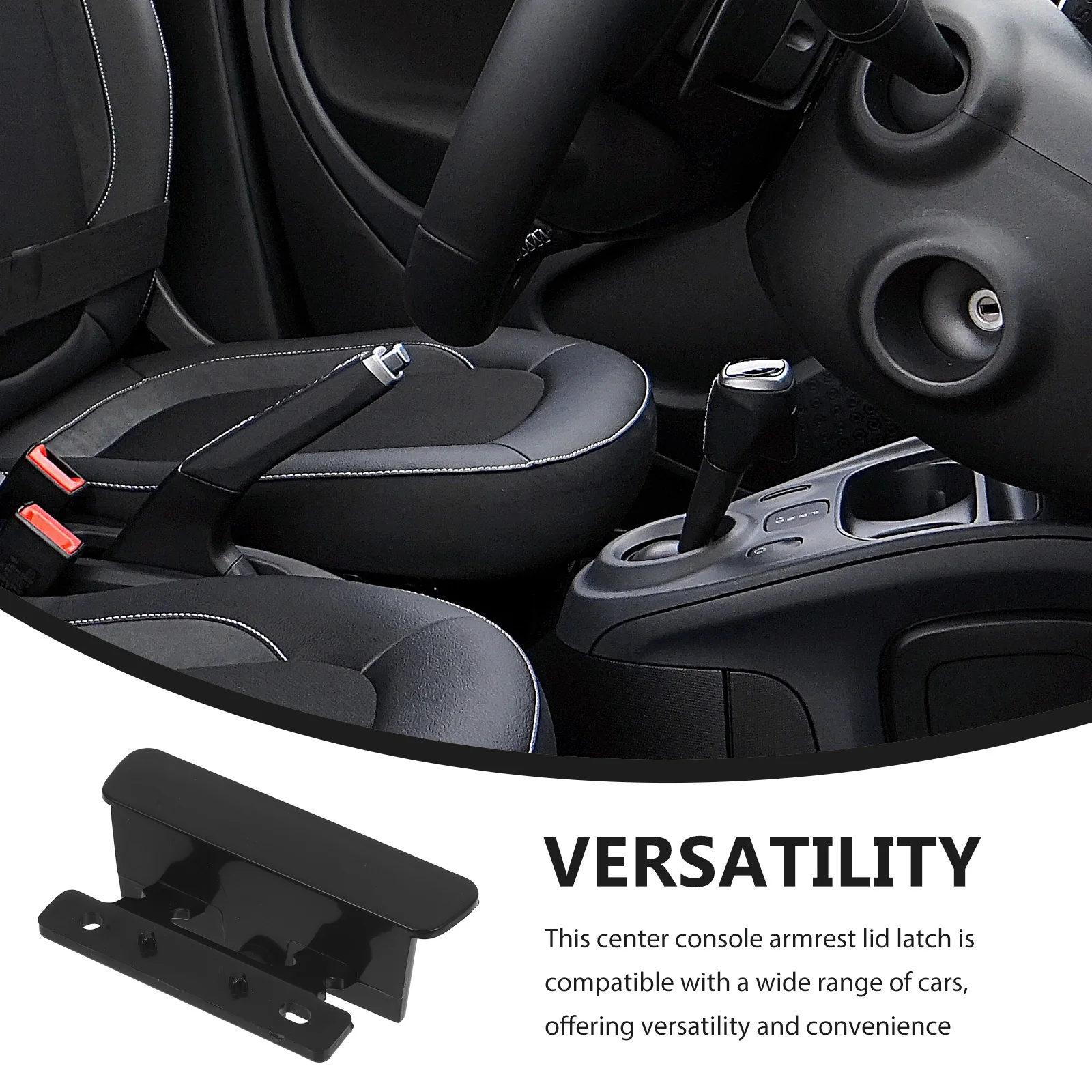 

Center Console Armrest Lid Latch Replacement Car Accessories Durable Installation Compatible Security