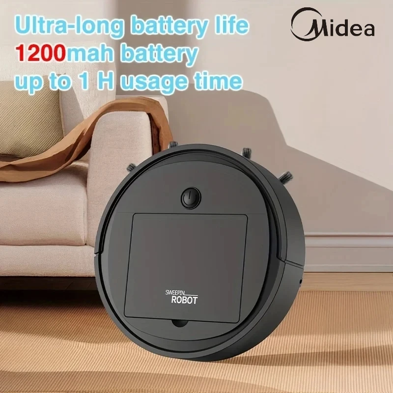 Midea 3-in-1 Smart Sweep Robot 4000pa Suction Power Fully Automatic Home Cleaning Machine USB Charge Smart Vacuum Cleaner New