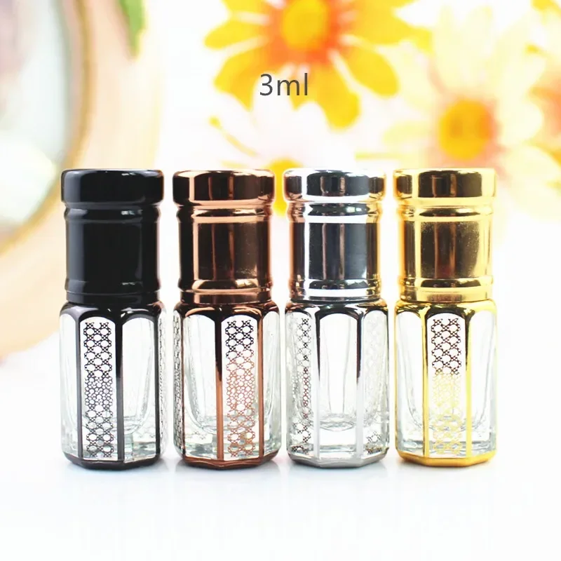50pcs/lot 3ml 6ml 12ml Perfume Glass Bottles with Stick Small Perfume Bottle Essential Oil Container Empty Refillable