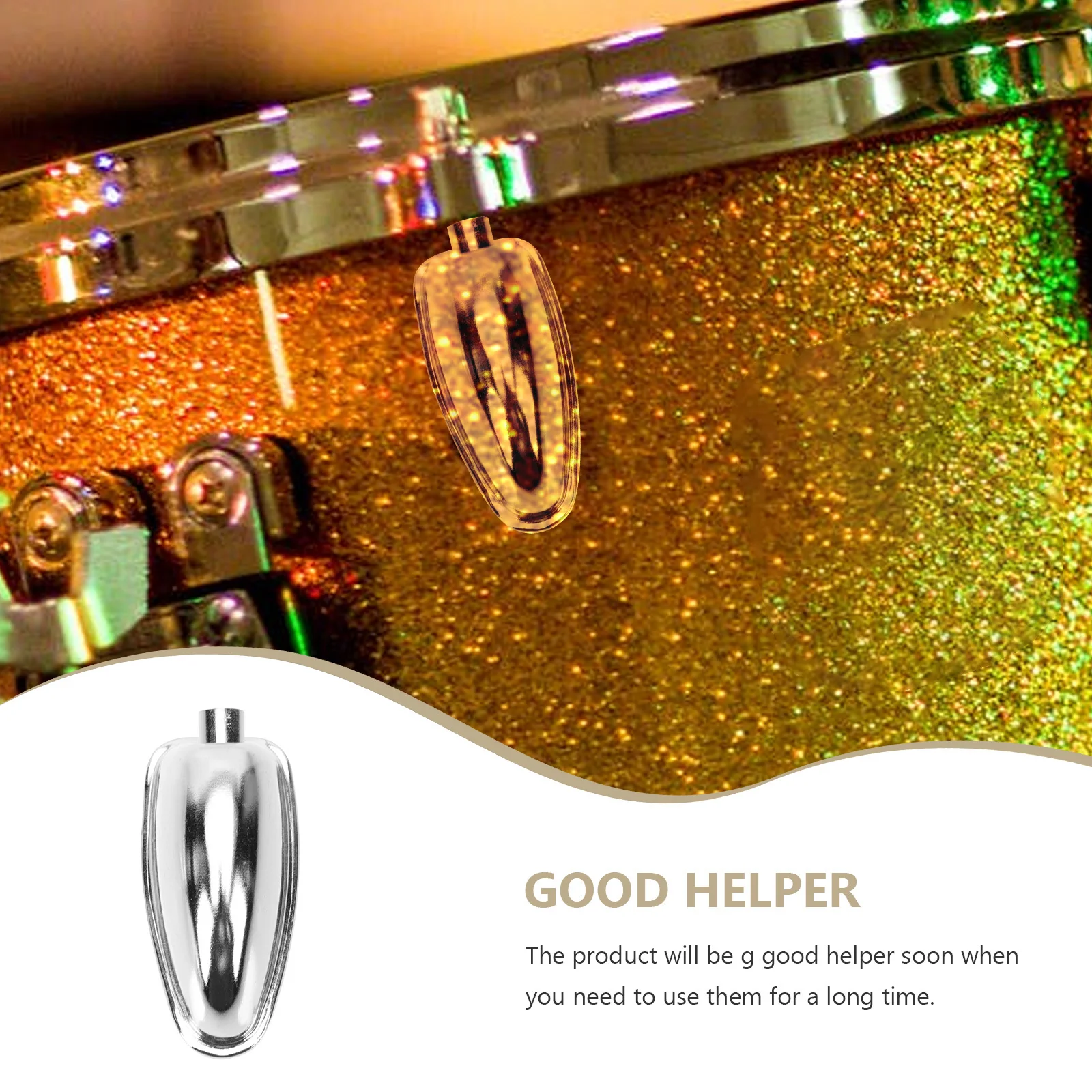 

2 set Replacement Metal Snare Lugs Claw Hook For Drum Set Tom Tambourine Durable Connector Drum Accessories Instrument Parts
