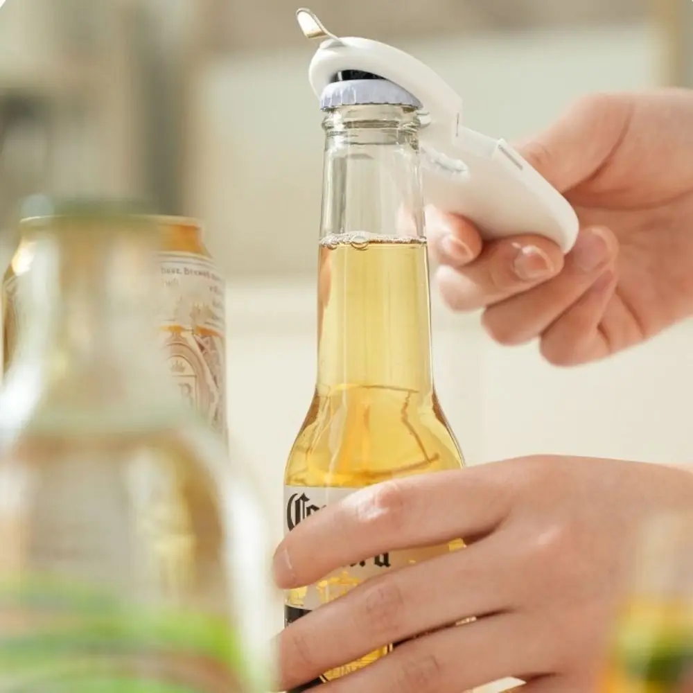 1/3PCS 5-In-1 Magnetic Bottle Opener Lightweight Strong Sticky Can Opener Ergonomic Easy Open Cap Fridge Magnet Opener