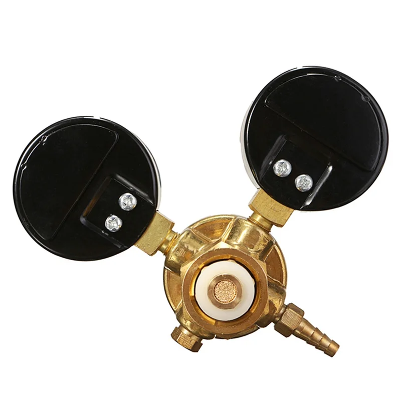 

ABRW-Pressure Regulator Reducer CO 2 Welding Twin Gauge Gas Bottle MIG TIG Welding Flow Meter Control Valve W21. 8 1/4 Thread