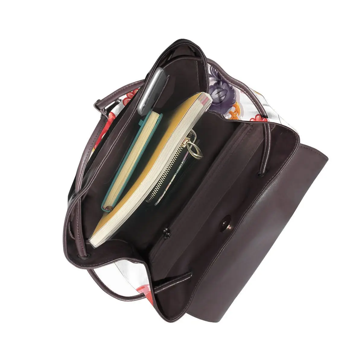 수탉과 풍선 3D 패턴 새로운 인기     여성용 백팩 디자이너 고품질 가죽 심플 패션 대용량 백팩