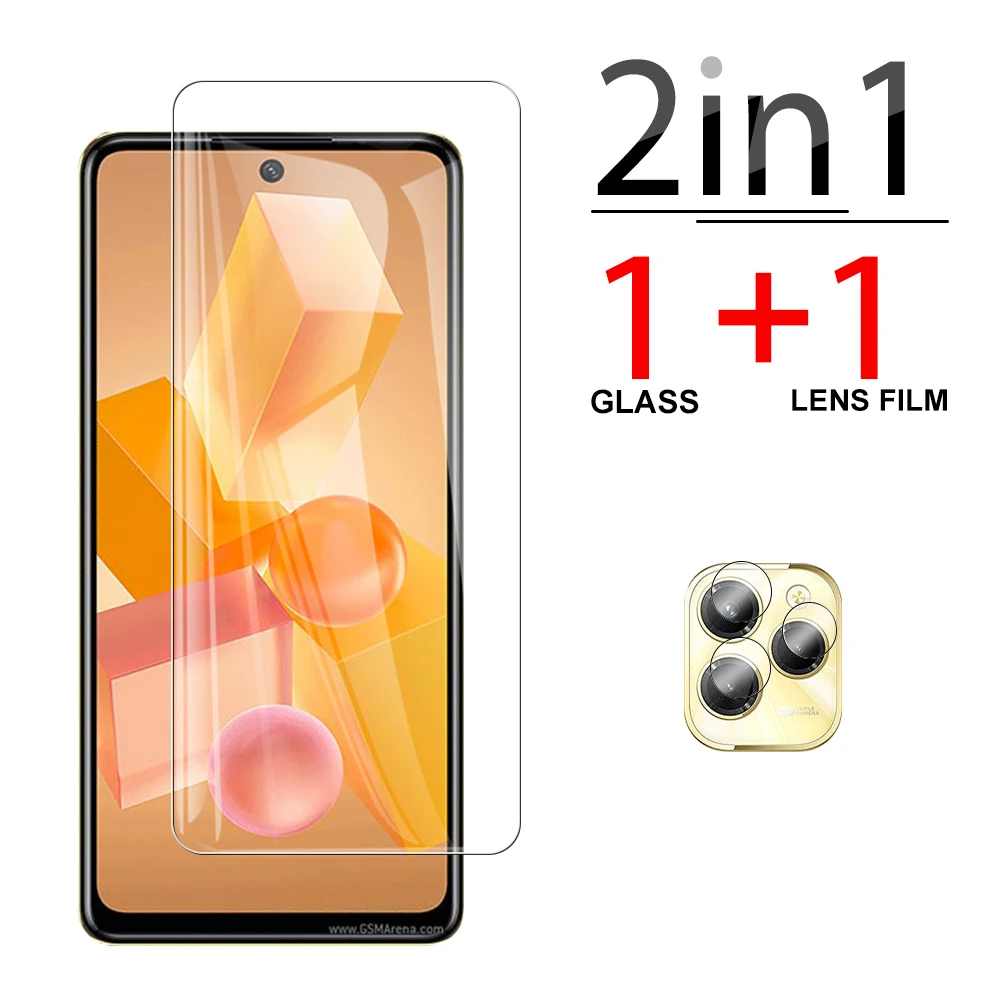 2in1 Clear Camera Lens Film For Infinix Hot 40 Pro 2023 Anti-scratch screen protector infinixhot40pro hot 40pro 6.78 inches