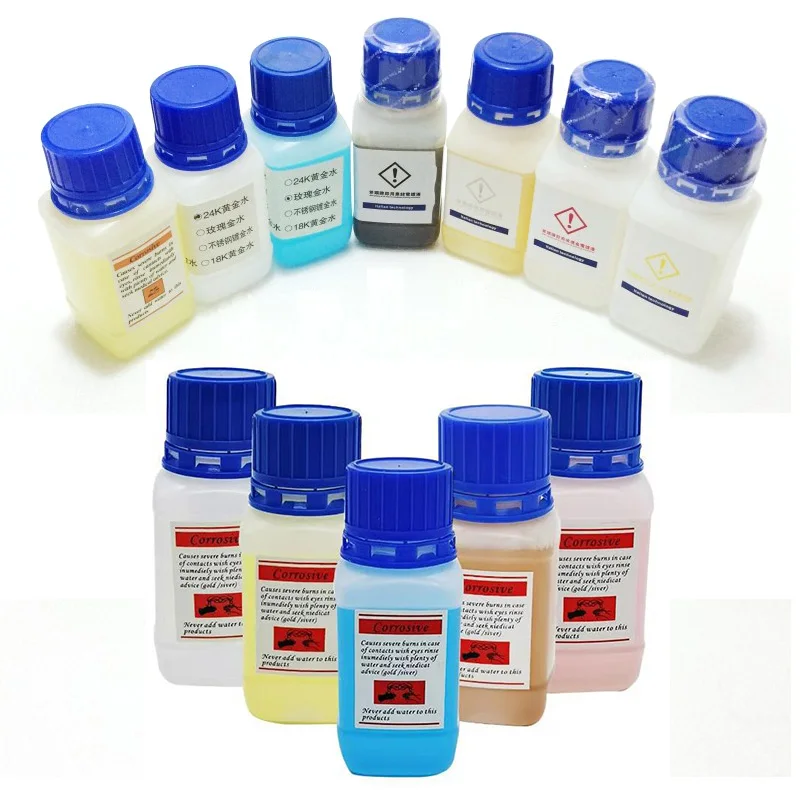 100ml Imported Platinum Gold Plating Jewelry Plating Solution Electroplating Liquid for Jewelry Electroplating System