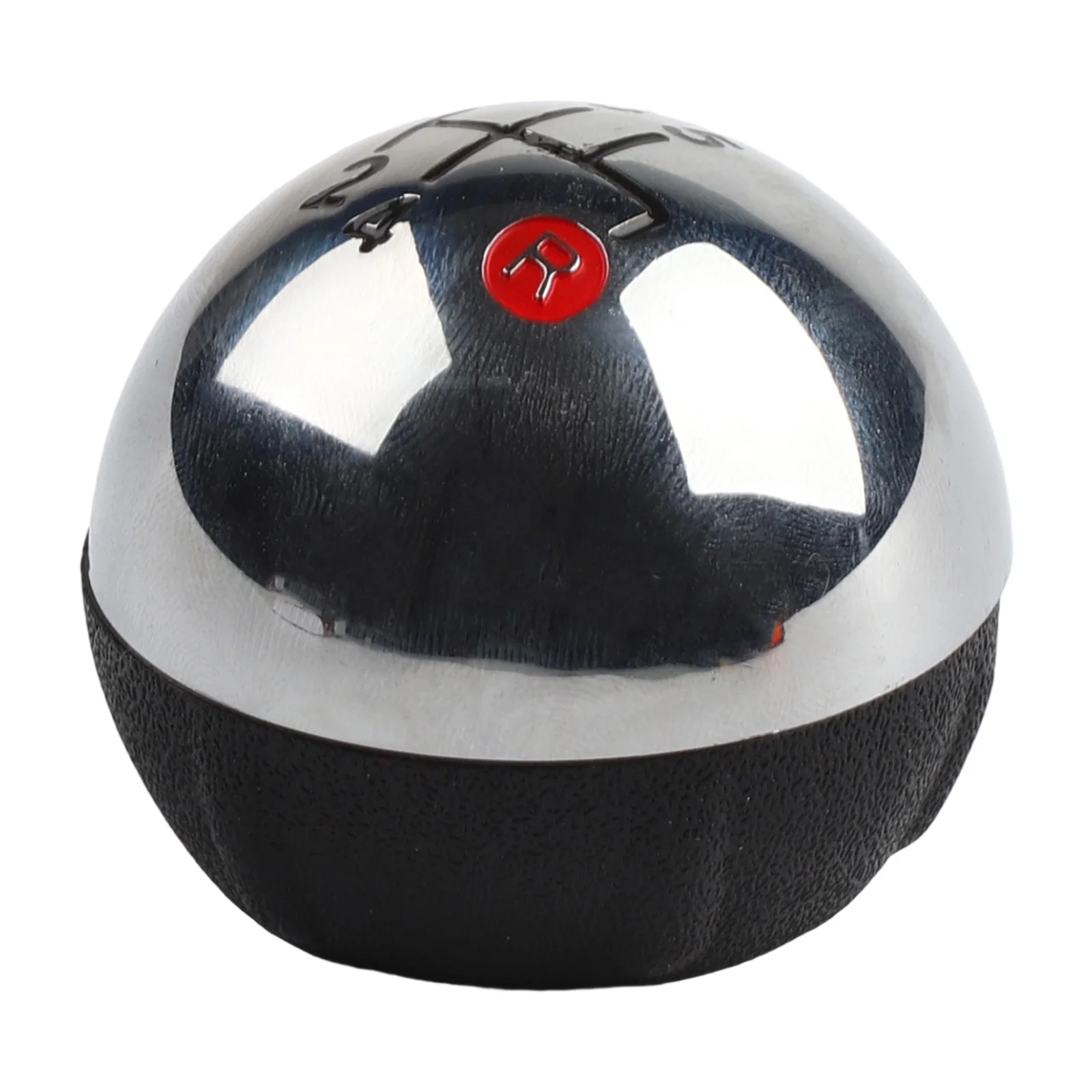 For Fiat 500 Black Chrome Shift Knob for custom Fit For Fiat 500 Easy Installation Ergonomic Design Wear Resistant Material